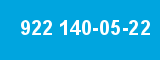 922 140-05-22